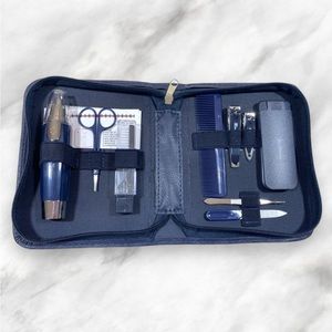 NEW Ben Sherman 10pc Grooming Set w/ Leather Case